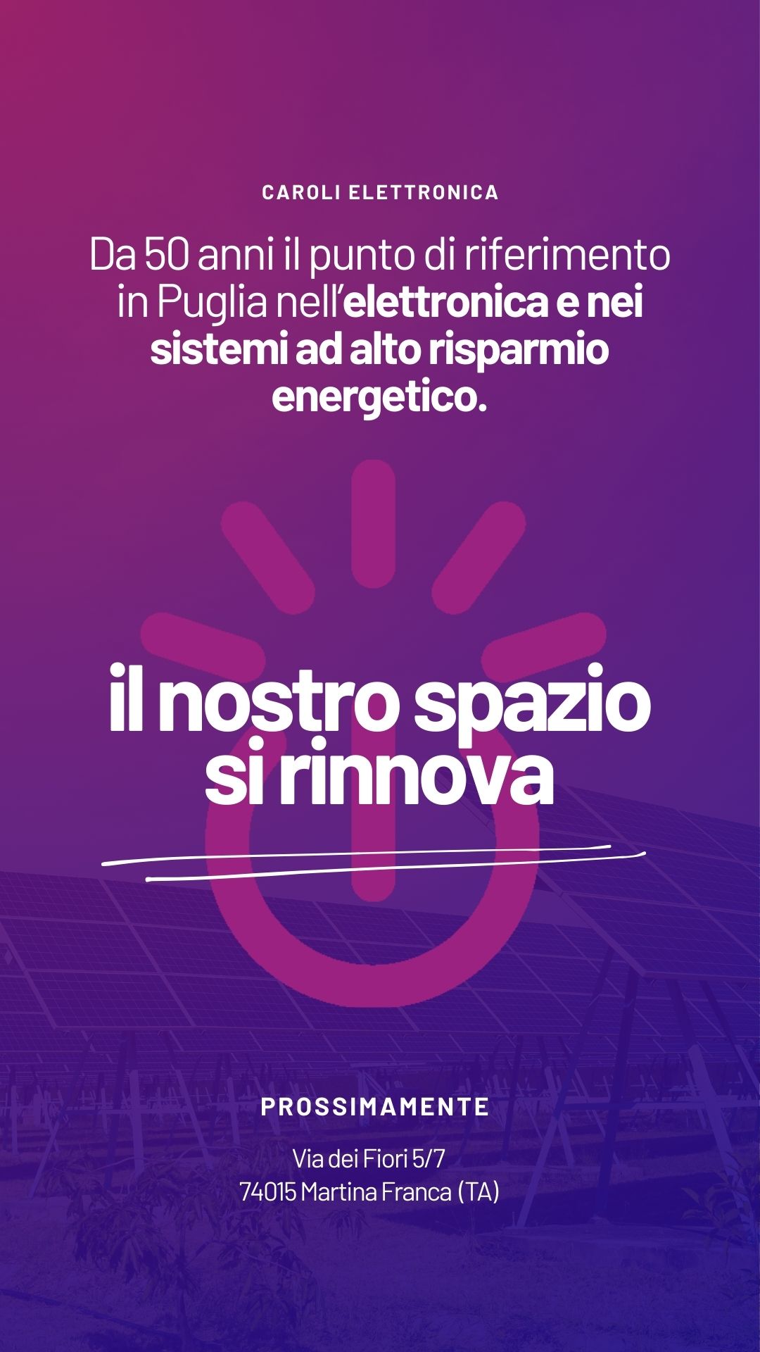 Caroli Elettronica Rinnvo locale Caroli Elettronica